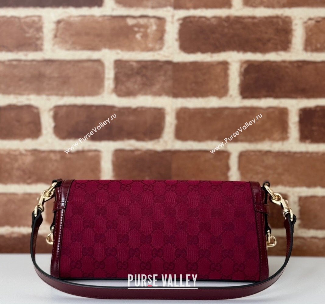 Gucci Luce GG Canvas Small Shoulder Bag 786027 Red 2024 (DLH-240924050)