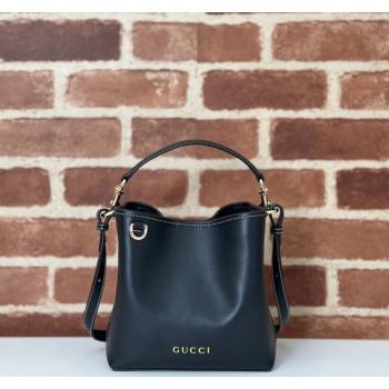 Gucci Ophidia Leather Bucket bag 815118 Black 2024 (DLH-240924053)