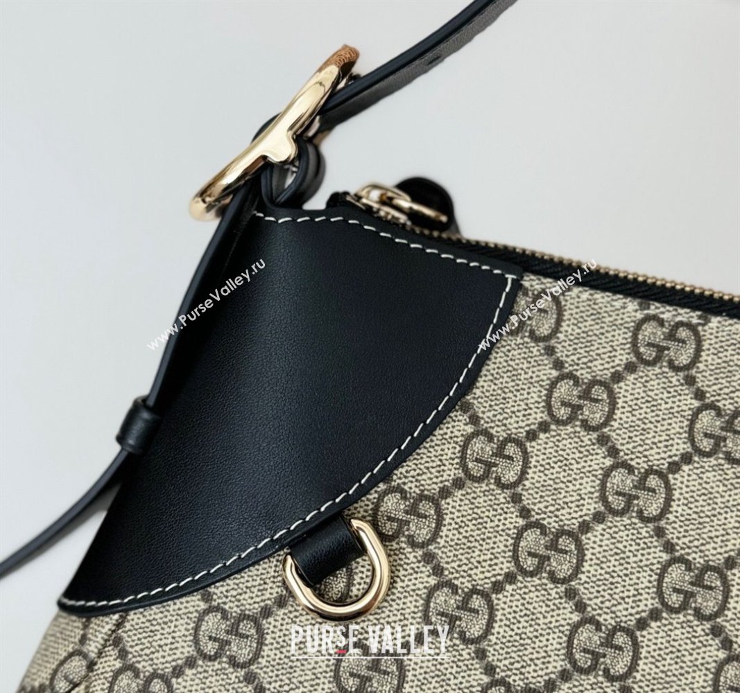 Gucci Ophidia GG Canvas Medium Shoulder bag 815217 Beige/Black 2024 (DLH-240924057)