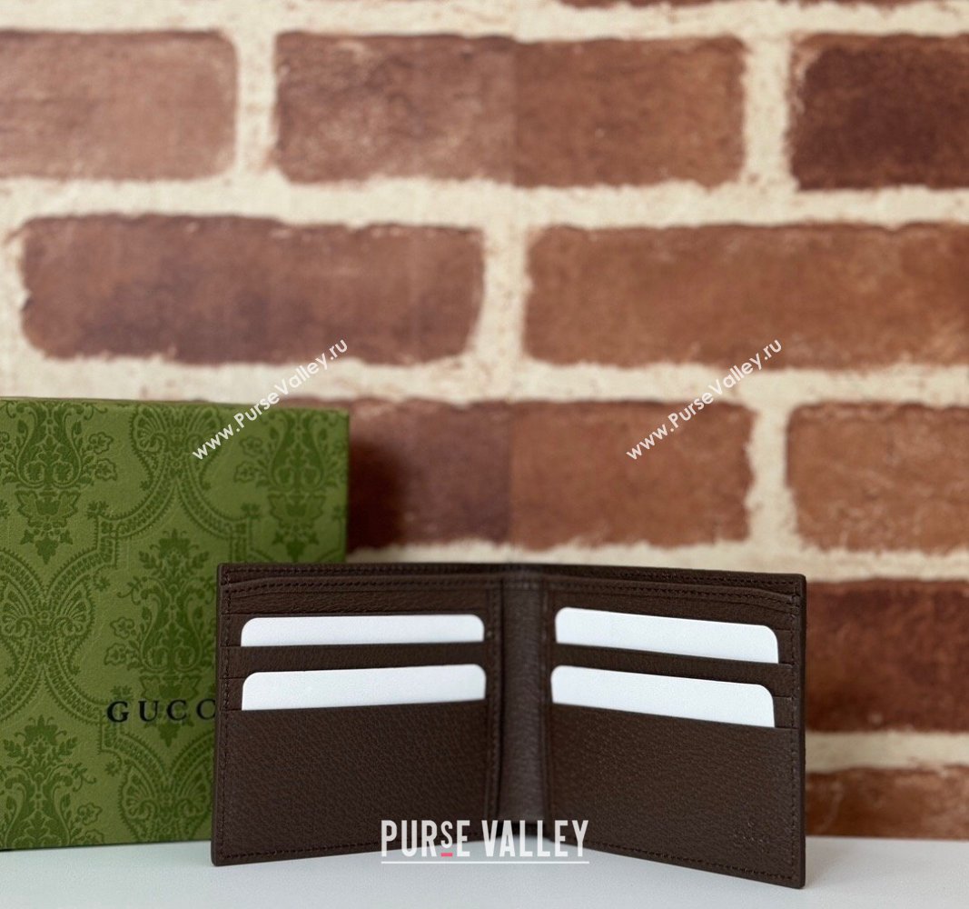 Gucci Wallet with GG Detail 68243 Brown 2024 (DLH-240924065)