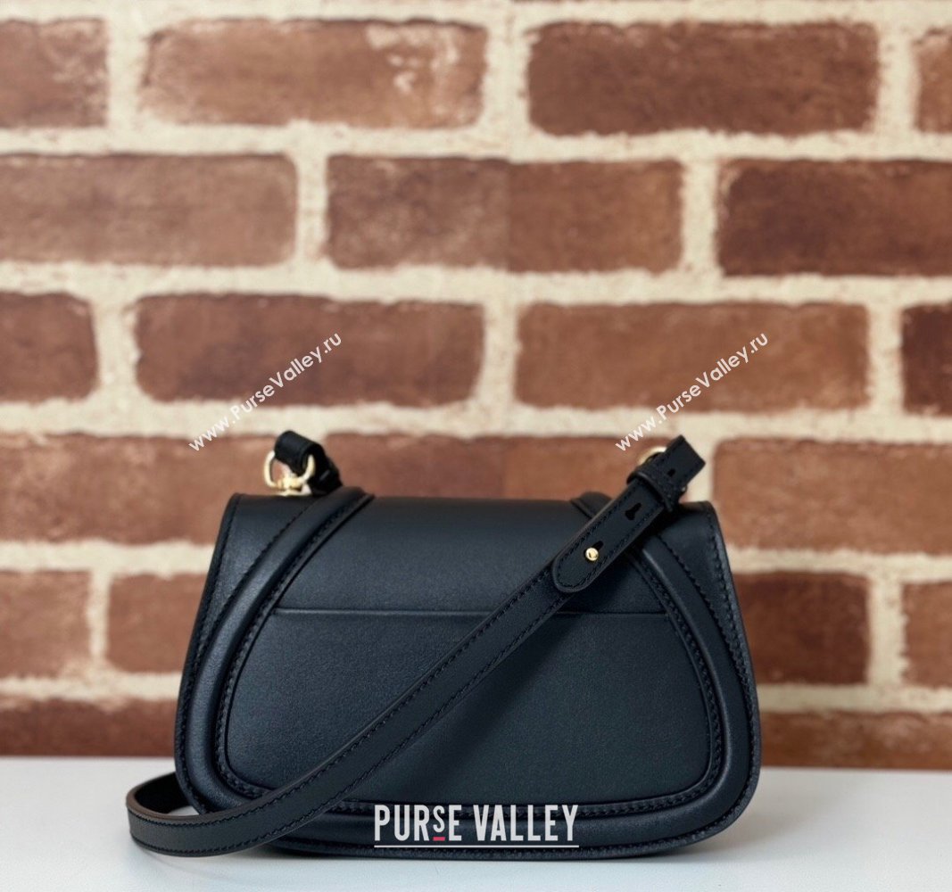 Gucci Blondie Mini Shoulder bag in Smooth Leather 815700 Black 2024 (DLH-241102052)