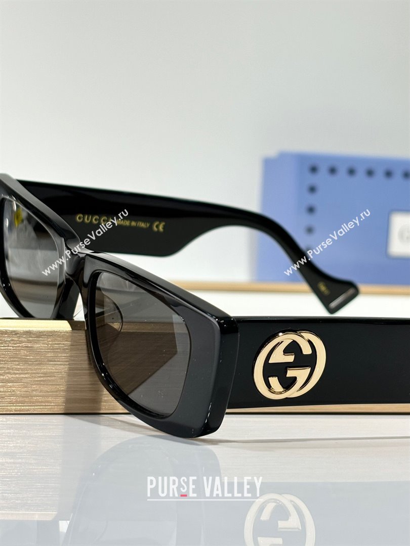 Gucci Sunglasses CH0516 Black/Grey 2024 (A-241130072)