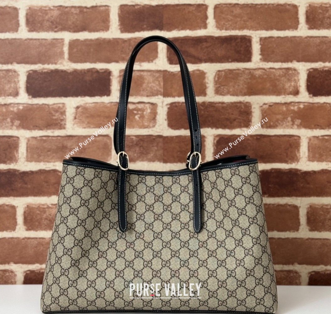 Gucci Ophidia GG Canvas Tote bag 815213 Beige/Black 2024 (DLH-241211123)