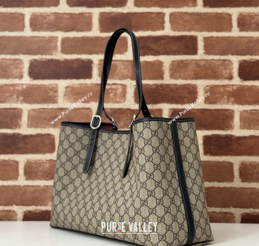 Gucci Ophidia GG Canvas Tote bag 815213 Beige/Black 2024 (DLH-241211123)