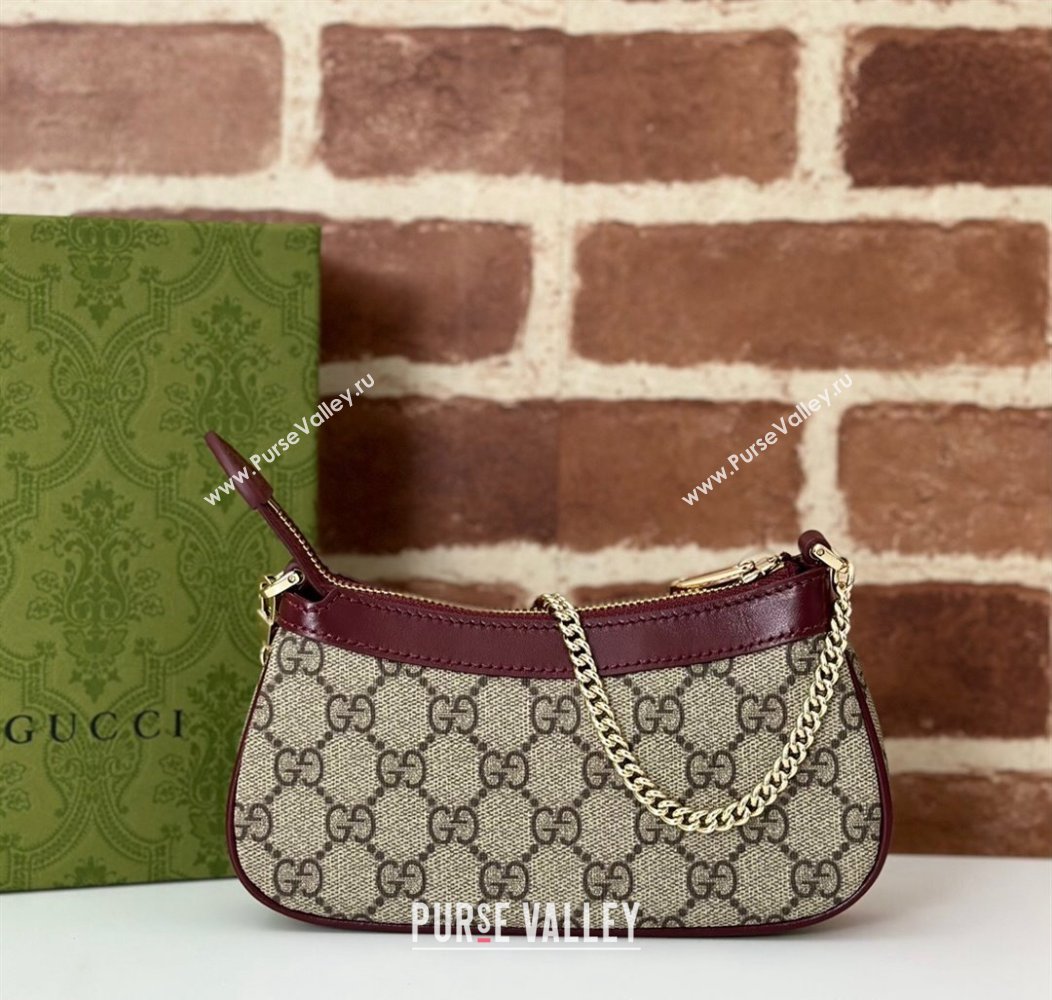 Gucci GG Canvas Mini bag with Panda Detail 2024 ‎818763 (DLH-241211056)