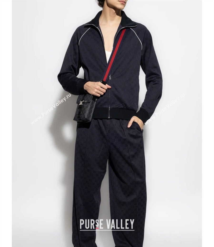 Gucci Mens Super Mini GG Canvas Bag Black 2025 816954 (DLH-250117051)