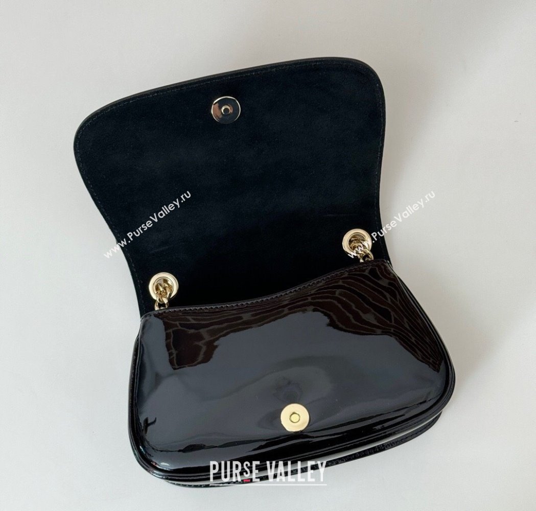 Gucci Blondie Mini Shoulder bag in Patent Leather Black 2025 815711 (DLH-250117082)