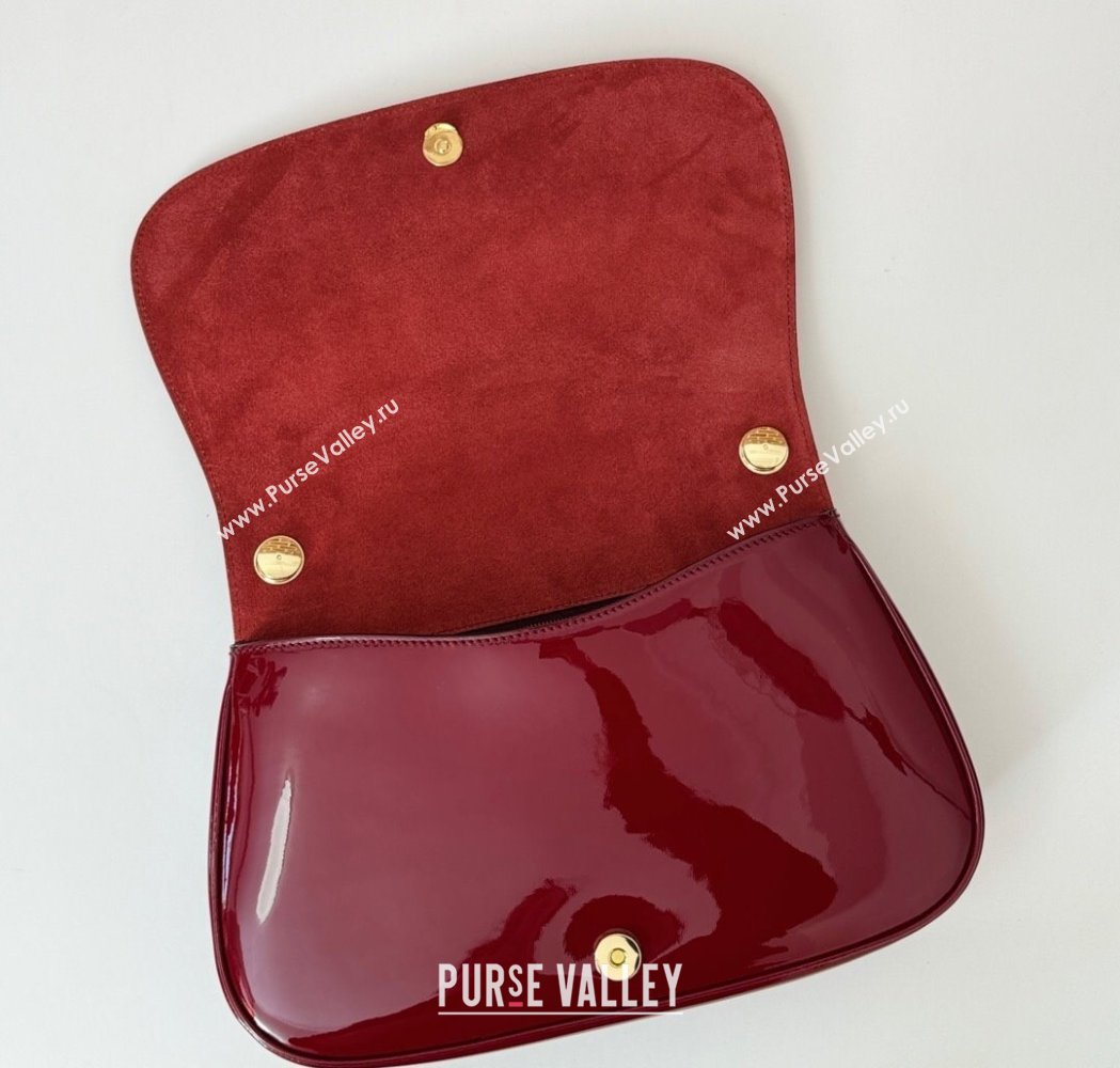 Gucci Blondie Medium Top Handle bag in Patent Leather Red 2025 815719 (DLH-250117087)