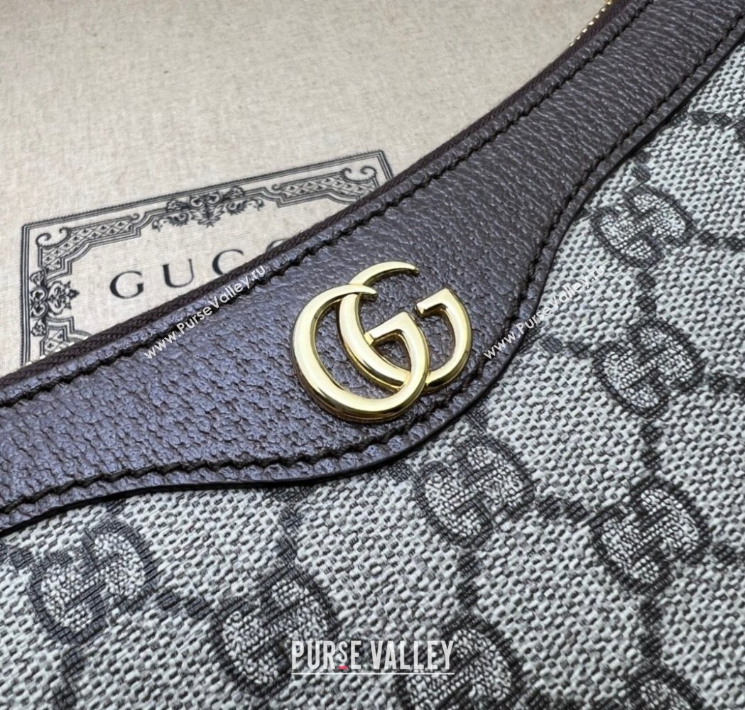 Gucci Ophidia Small Shoulder Bag in GG Canvas and Leather Beige/Brown 2025 735145 (DLH-250117103)