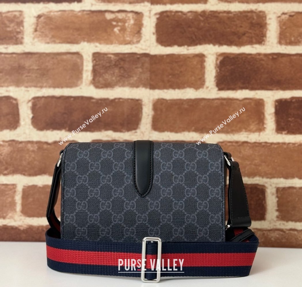 Gucci Mens Super Mini GG Canvas Bag Black 2025 816953 (DLH-250117050)