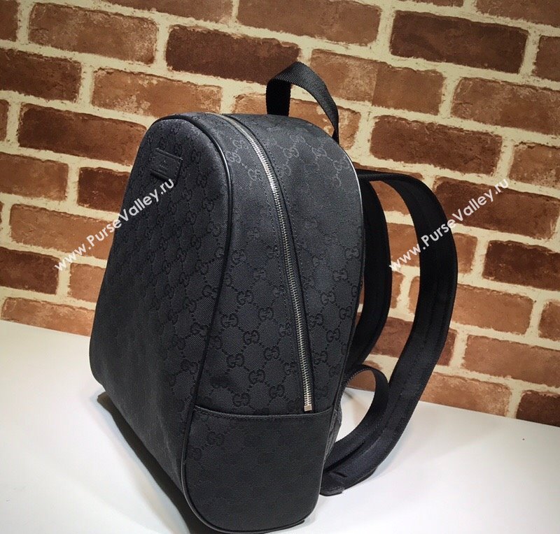 Gucci GG Canvas Backpack Bag Black 2025 449906 (DLH-250117107)