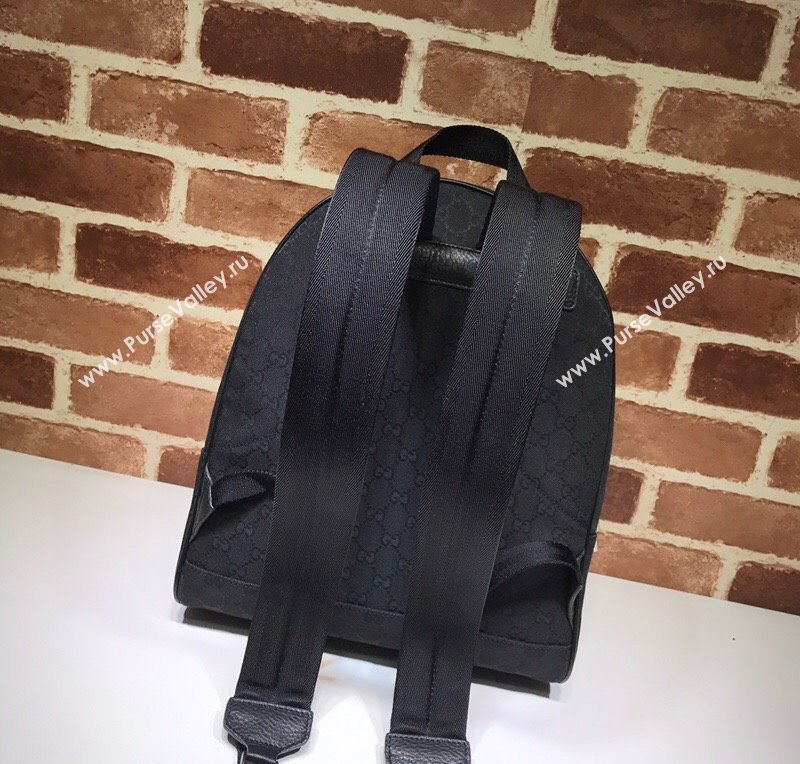 Gucci GG Canvas Backpack Bag Black 2025 449906 (DLH-250117107)