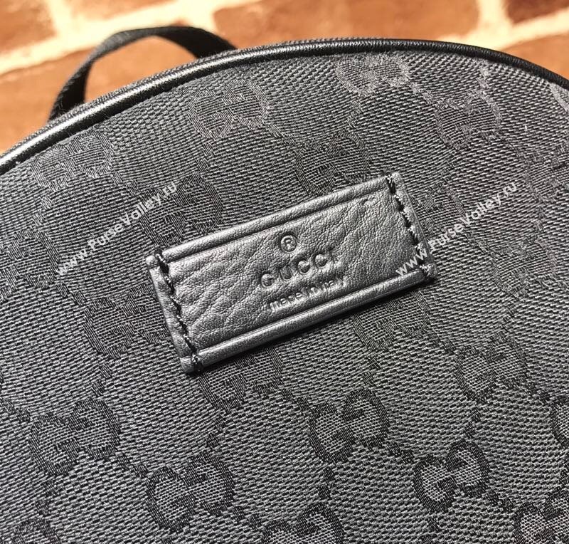 Gucci GG Canvas Backpack Bag Black 2025 449906 (DLH-250117107)