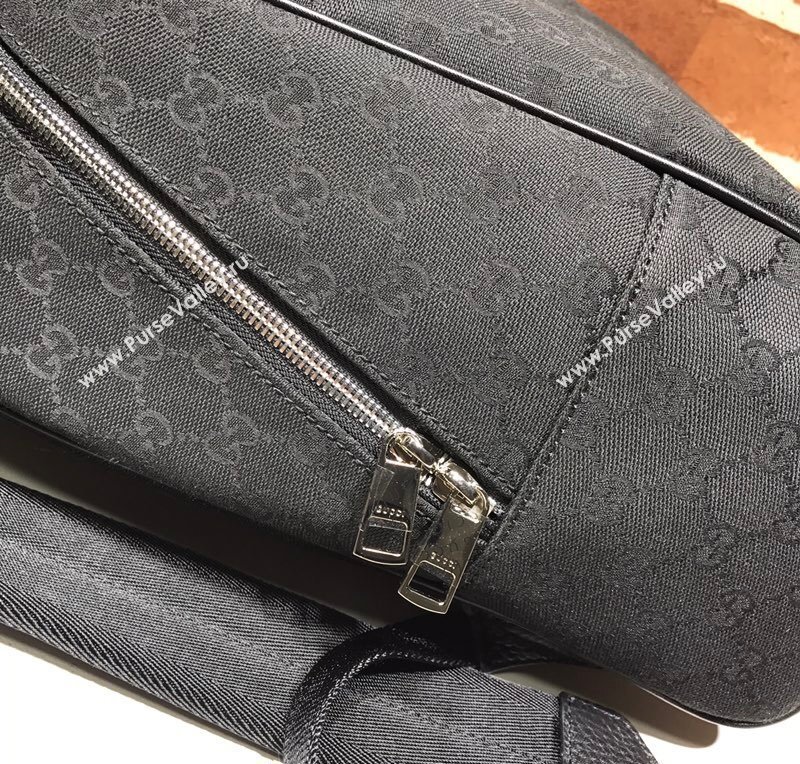 Gucci GG Canvas Backpack Bag Black 2025 449906 (DLH-250117107)