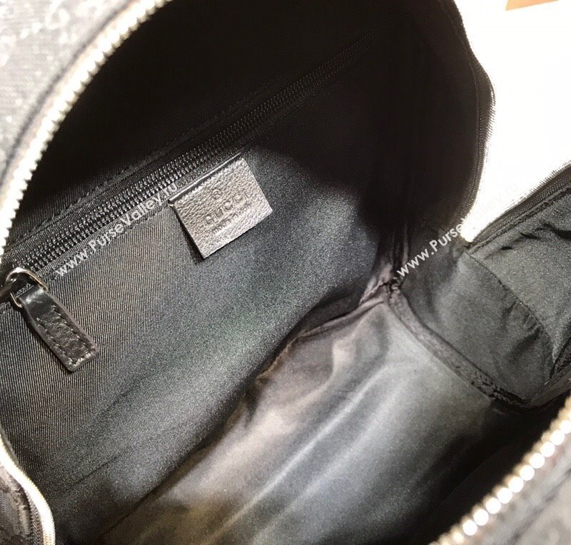 Gucci GG Canvas Backpack Bag Black 2025 449906 (DLH-250117107)