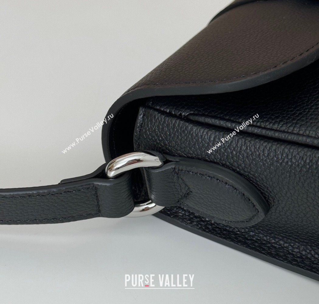 Gucci Mens Leather Super Mini Shoulder Bag Black 2025 800313 (DLH-250117055)