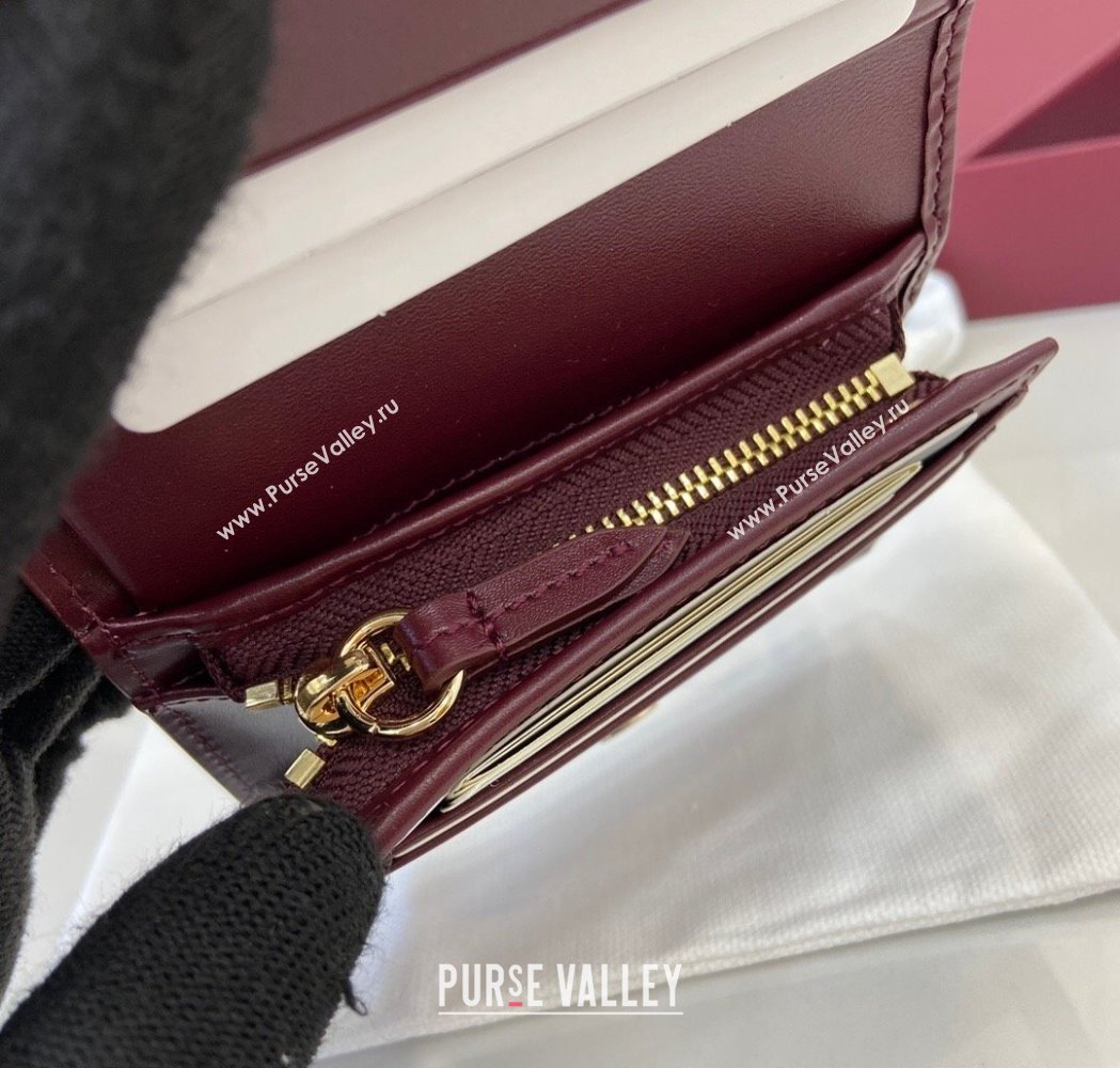 Gucci GG Canvas Mini Compact Wallet with Cat Detail 2025 818767 (XLU-250117028)