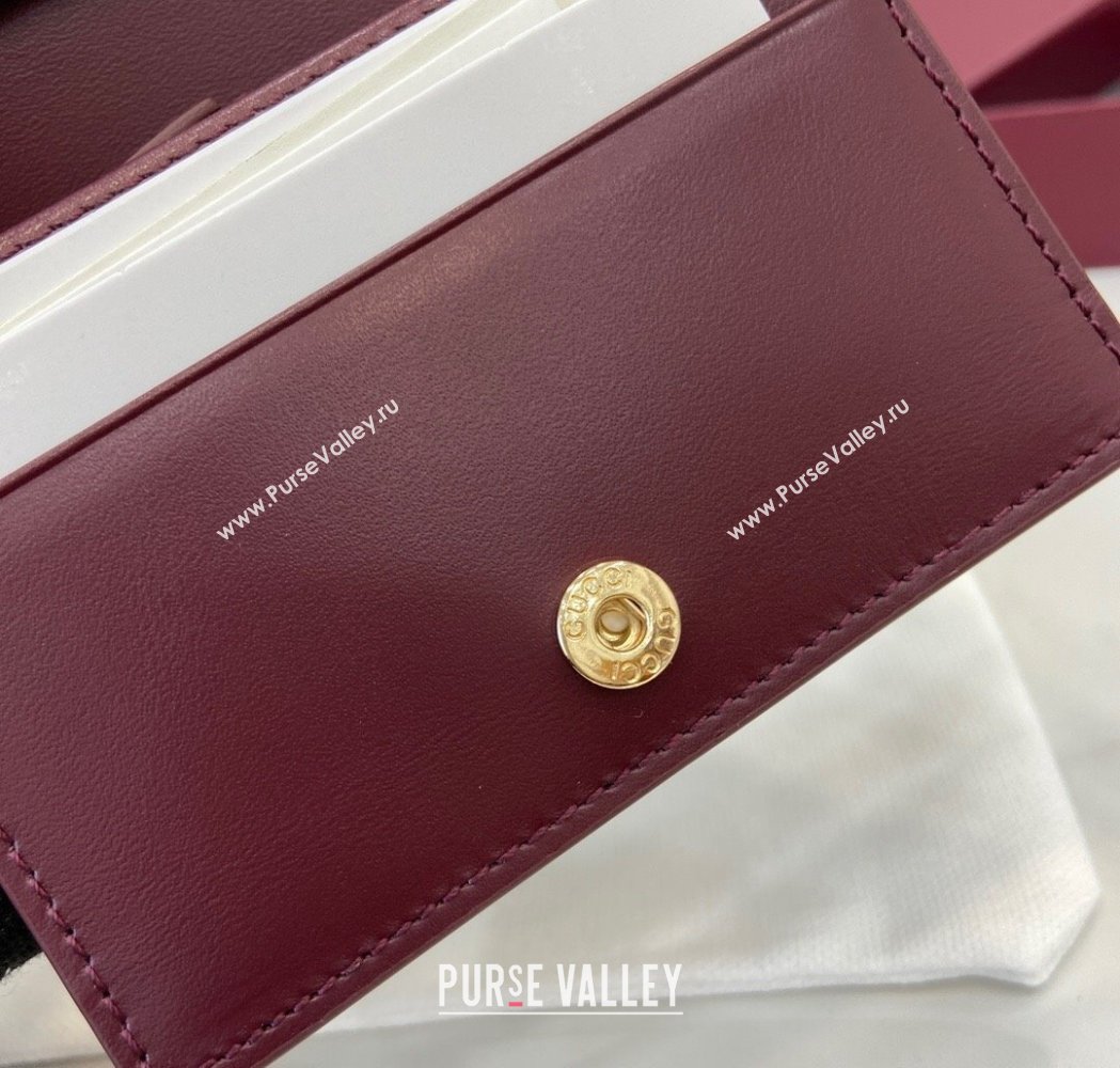 Gucci GG Canvas Mini Compact Wallet with Owl Detail 2025 818767 (XLU-250117030)
