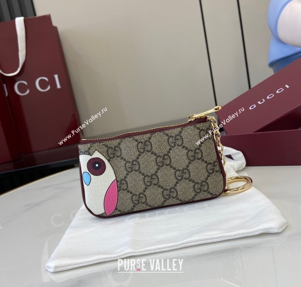 Gucci GG Canvas Key Case with Owl Detail 2025 818768 (XLU-250117034)
