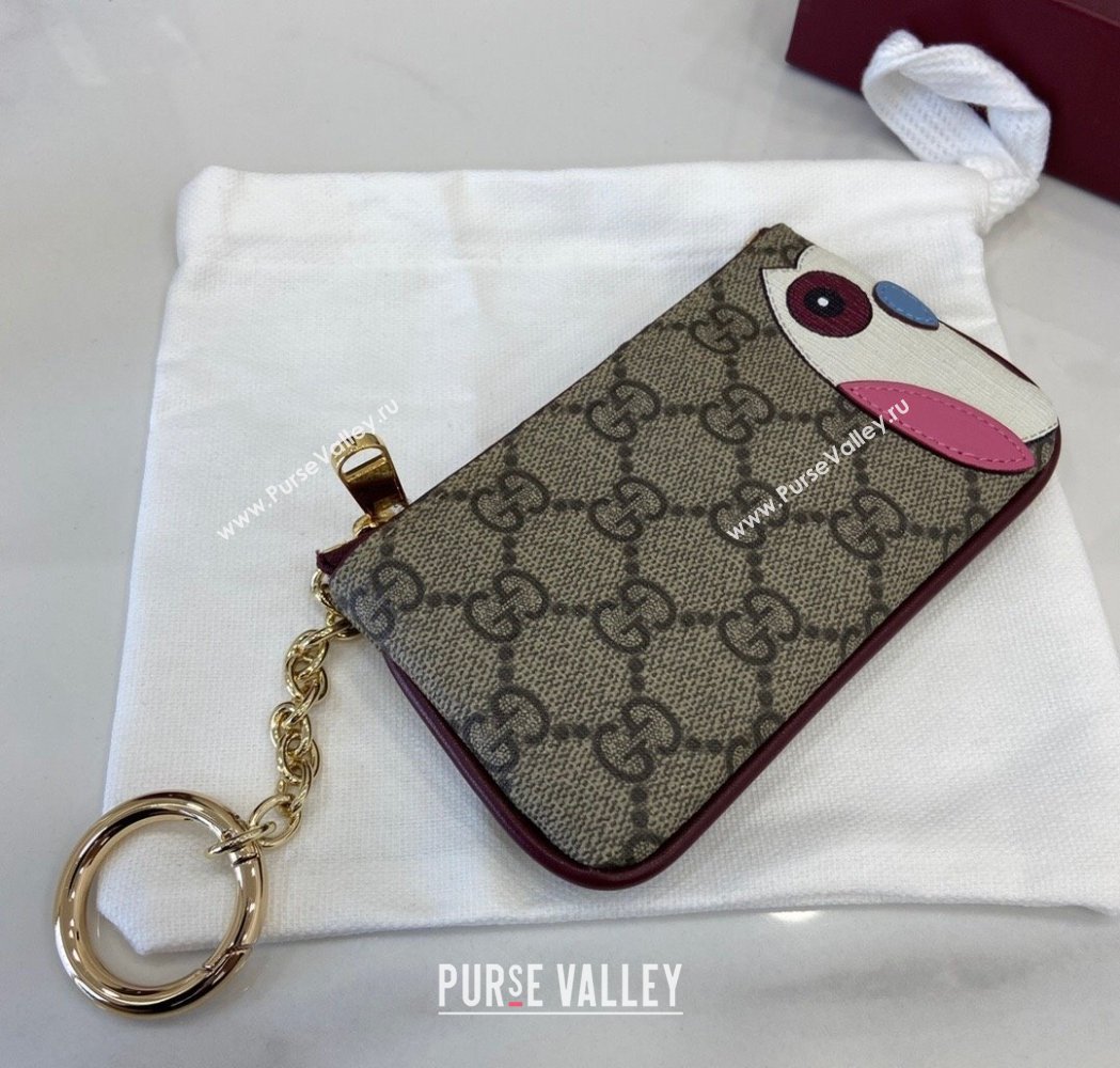 Gucci GG Canvas Key Case with Owl Detail 2025 818768 (XLU-250117034)