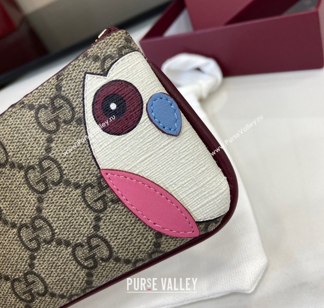 Gucci GG Canvas Key Case with Owl Detail 2025 818768 (XLU-250117034)