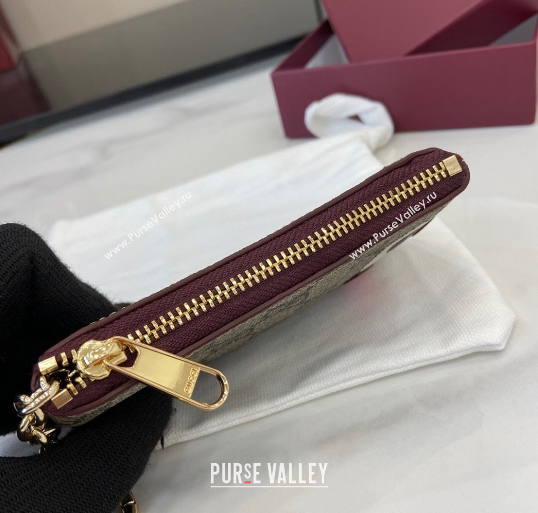 Gucci GG Canvas Key Case with Owl Detail 2025 818768 (XLU-250117034)