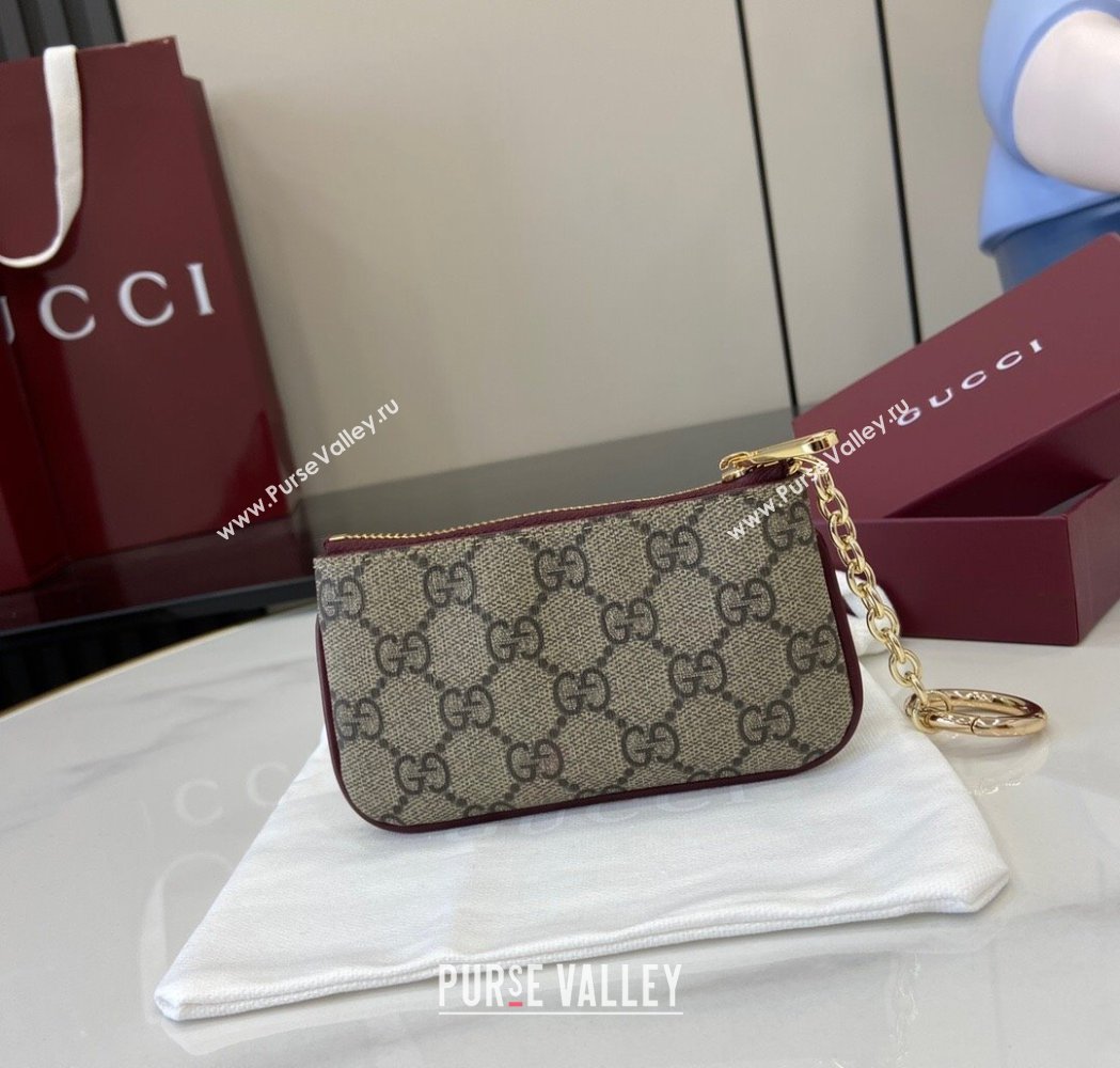 Gucci GG Canvas Key Case with Dog Detail 2025 818768 (XLU-250117035)