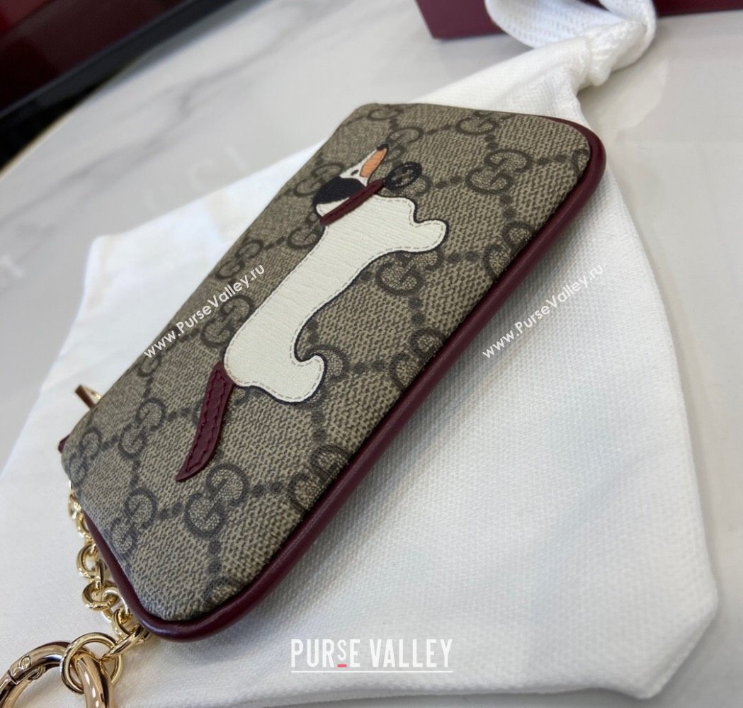 Gucci GG Canvas Key Case with Dog Detail 2025 818768 (XLU-250117035)