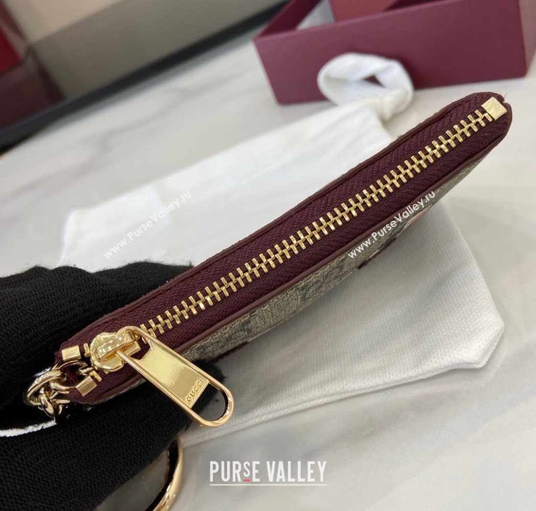 Gucci GG Canvas Key Case with Dog Detail 2025 818768 (XLU-250117035)