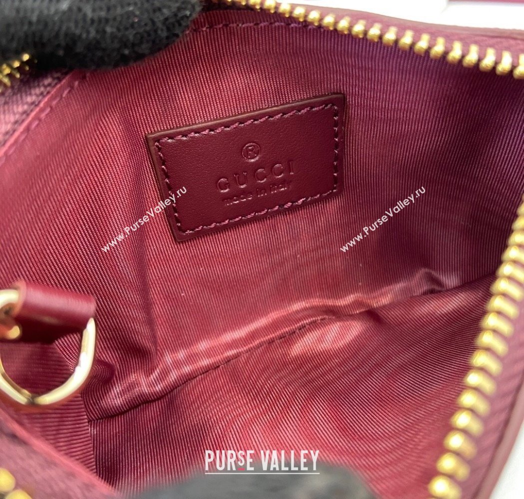 Gucci GG Canvas Key Case with Dog Detail 2025 818768 (XLU-250117035)