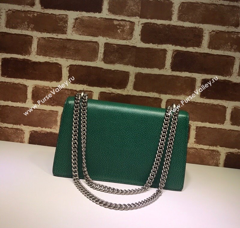 Gucci Dionysus Leather Shoulder Bag in Grained Leather 400249 Green 2025 (DLH-250210097)