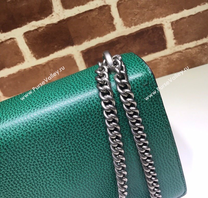Gucci Dionysus Leather Shoulder Bag in Grained Leather 400249 Green 2025 (DLH-250210097)