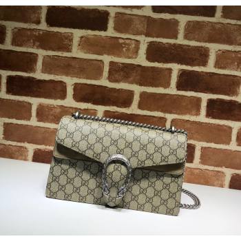 Gucci Dionysus Shoulder Bag in GG Canvas 400249 Beige/Khaki 2025 (DLH-250210100)