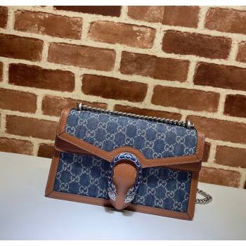 Gucci Dionysus Shoulder Bag in GG Denim Blue 400249 2025 (DLH-250210103)