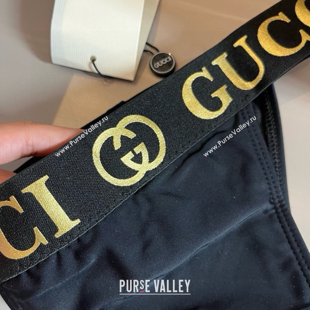 Gucci Two-Pieces Swimwear with Logo Wb Black 2025 0313 (WM-250313064)