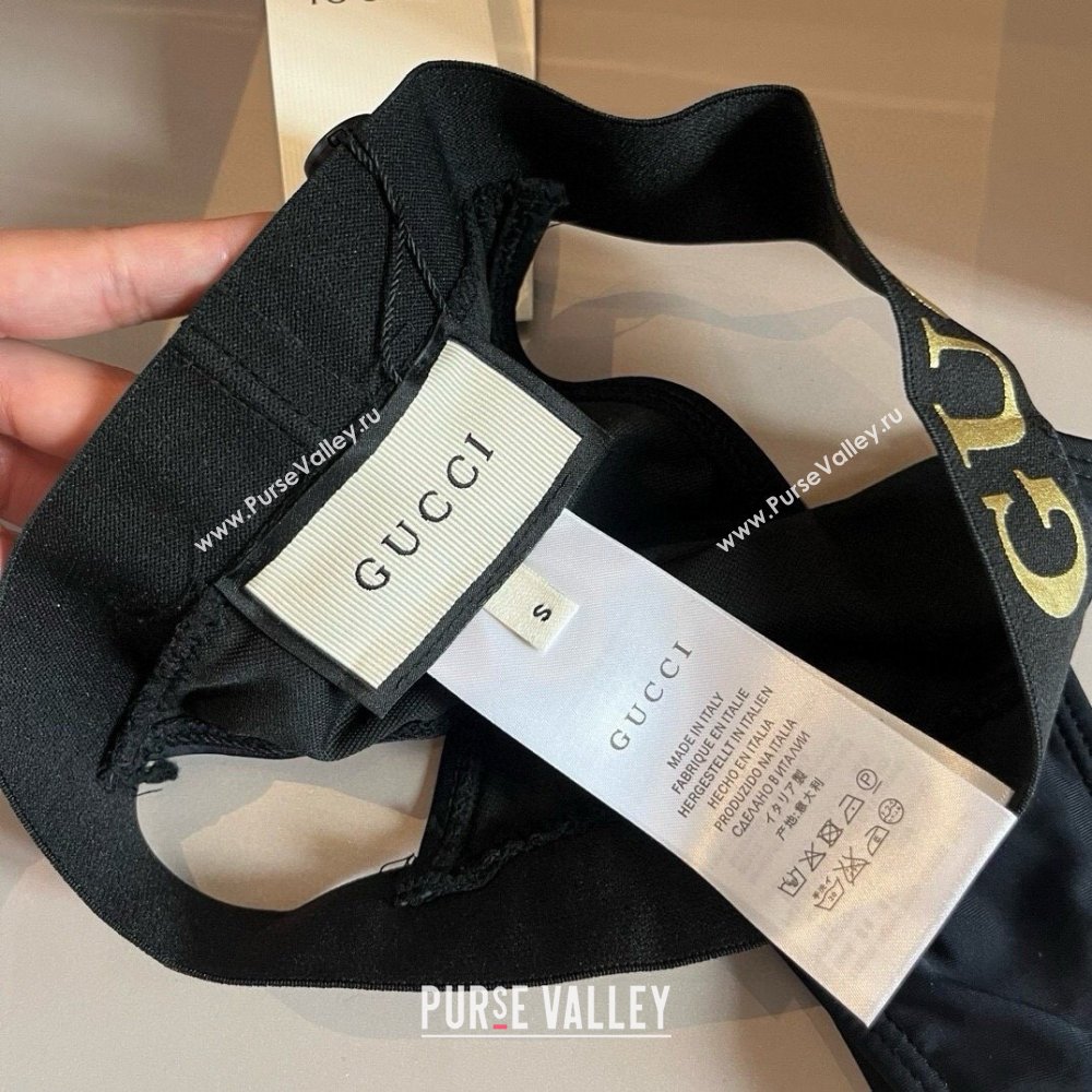 Gucci Two-Pieces Swimwear with Logo Wb Black 2025 0313 (WM-250313064)
