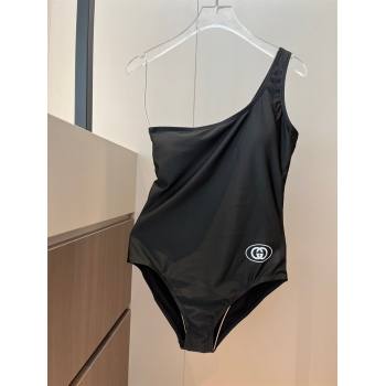 Gucci One-Piece Swimwear with One Strap Black 2025 0313 (WM-250313067)
