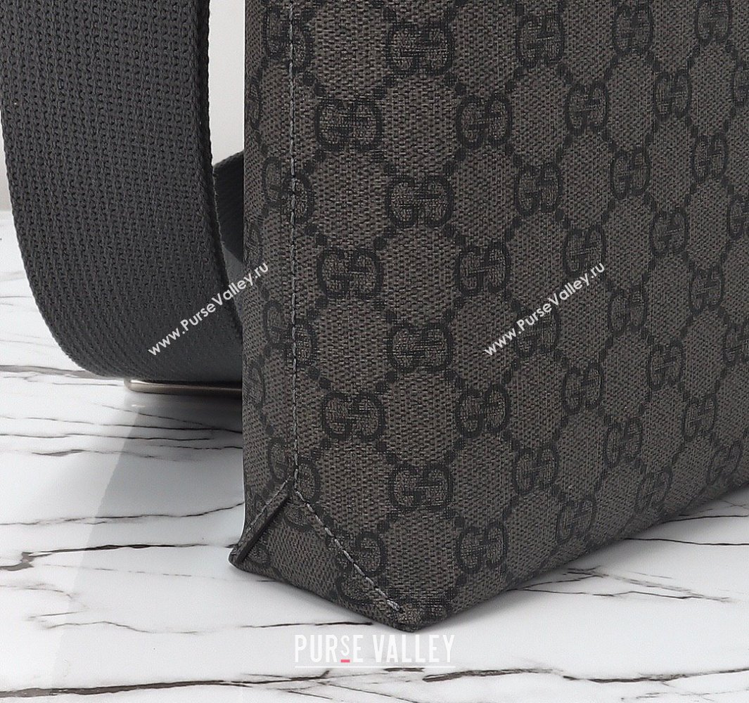Gucci Mens GG Canvas Tote Bag Grey 2025 792118 (DLH-250522055)
