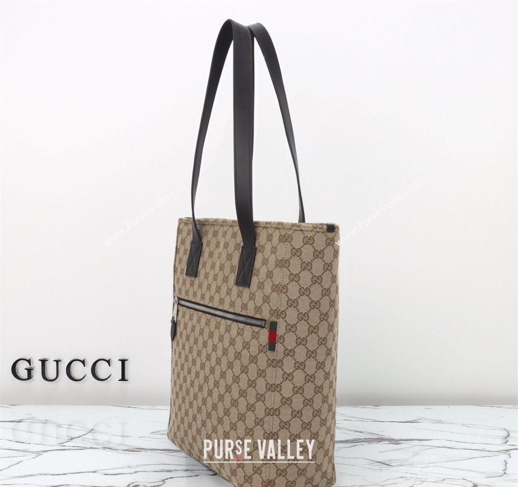 Gucci Mens GG Canvas Medium Tote bag Beige 2025 ‎834796 (DLH-250522045)