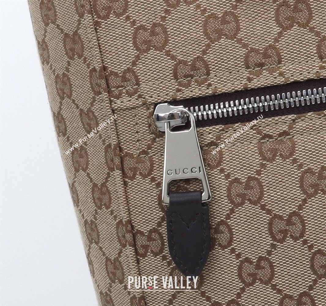 Gucci Mens GG Canvas Medium Tote bag Beige 2025 ‎834796 (DLH-250522045)