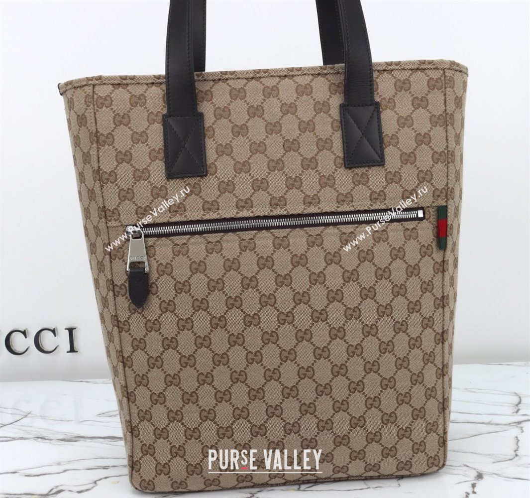 Gucci Mens GG Canvas Medium Tote bag Beige 2025 ‎834796 (DLH-250522045)