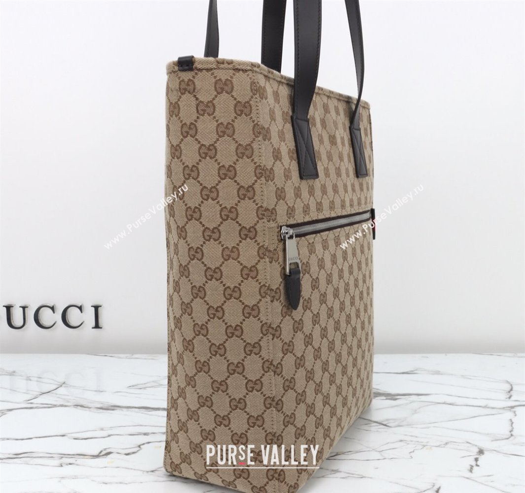 Gucci Mens GG Canvas Medium Tote bag Beige 2025 ‎834796 (DLH-250522045)