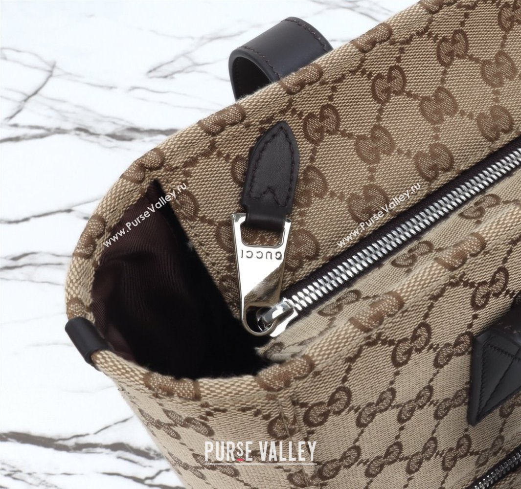Gucci Mens GG Canvas Medium Tote bag Beige 2025 ‎834796 (DLH-250522045)