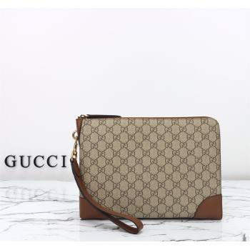 Gucci Mens GG Canvas Emblem Small Business Case Beige 2025 821156 (DLH-250522061)