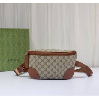 Gucci Mens GG Canvas Emblem Belt Bag Beige 2025 821162 (DLH-250522063)