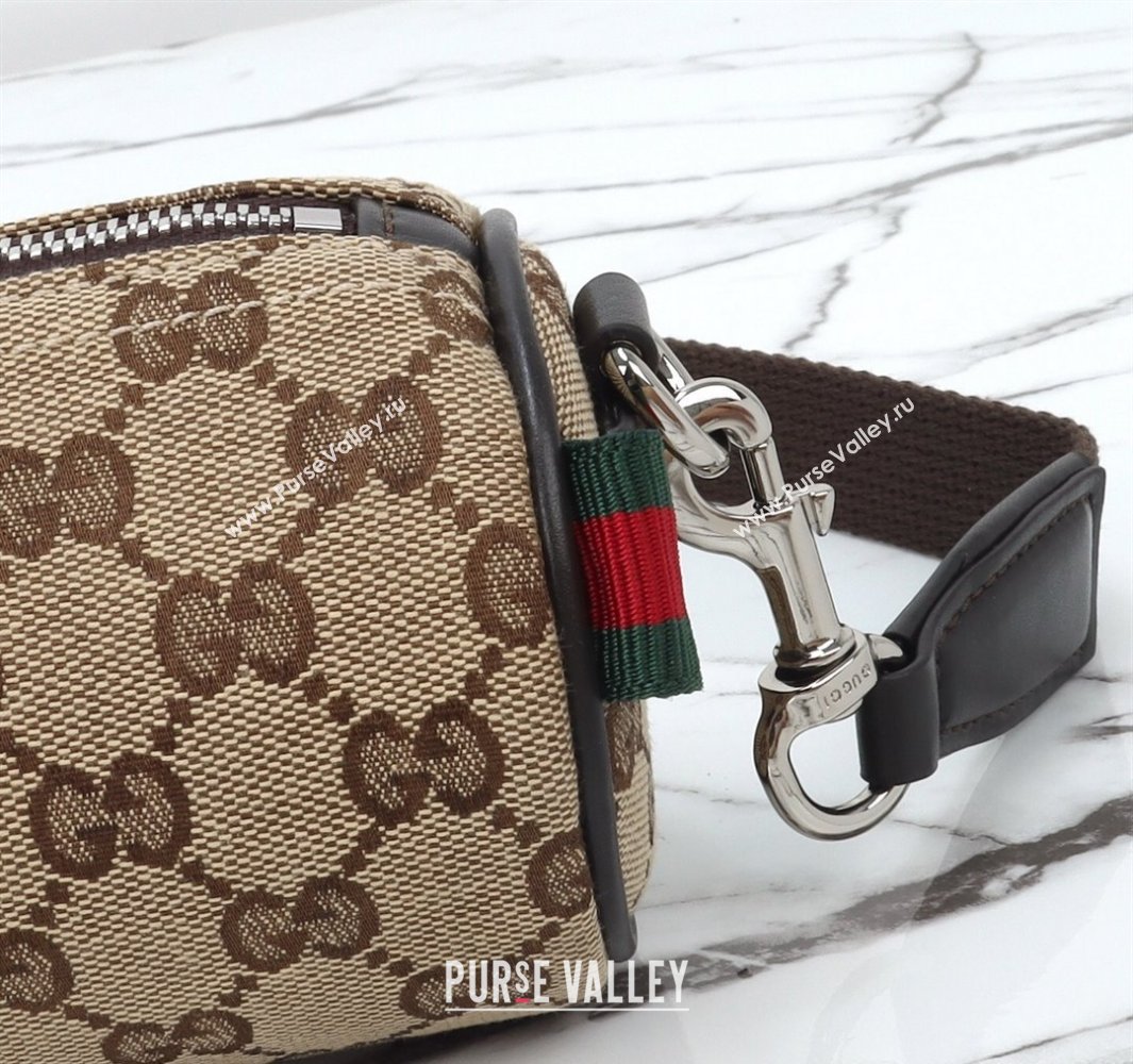 Gucci Mens GG Canvas Mini Cylinder bag Beige 2025 834269 (DLH-250522046)