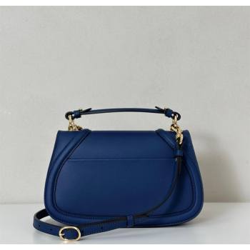 Gucci Blondie leather medium top handle bag Dark Blue 2025 815714 (DLH-250701021)