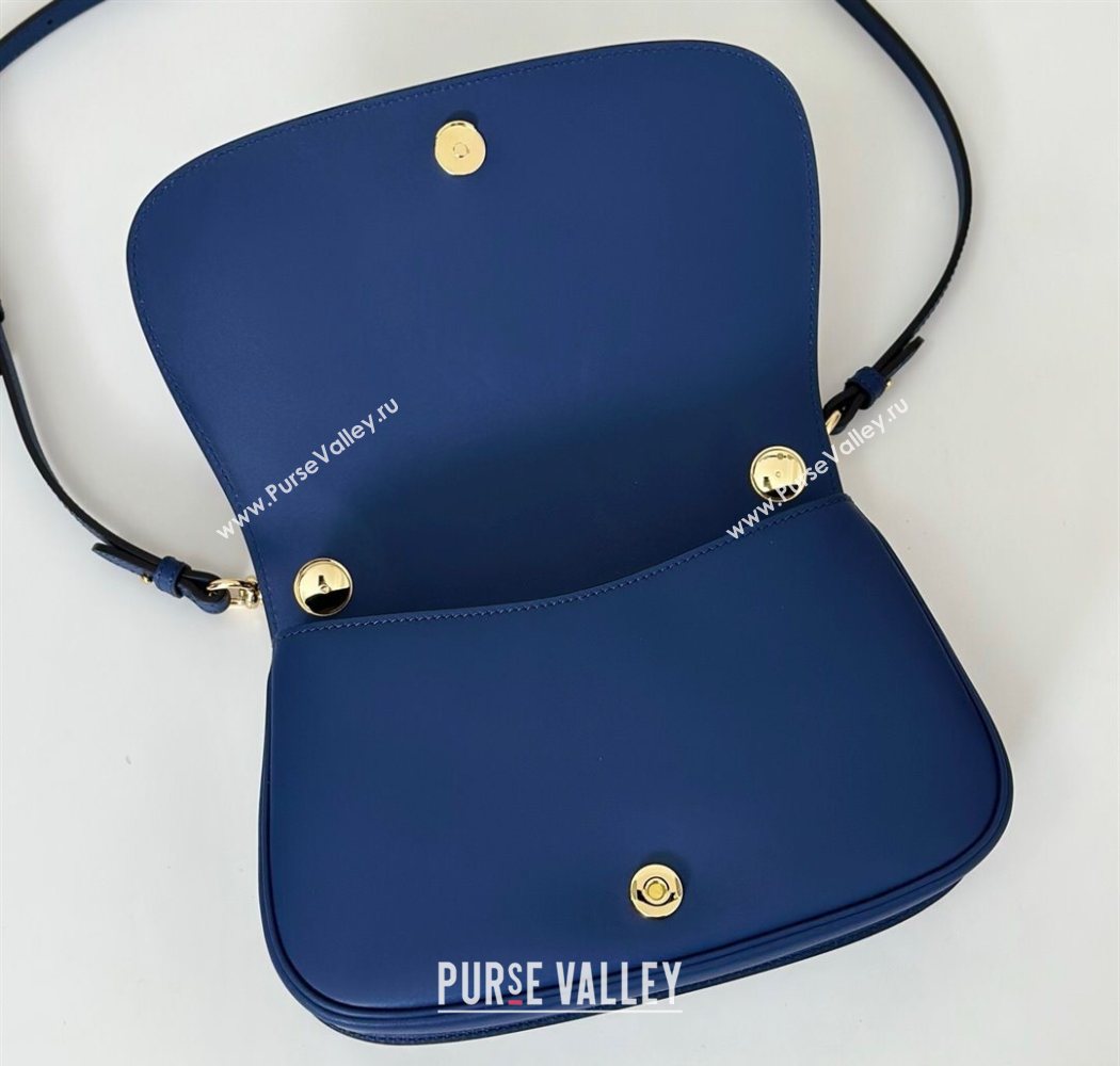 Gucci Blondie leather medium top handle bag Dark Blue 2025 815714 (DLH-250701021)