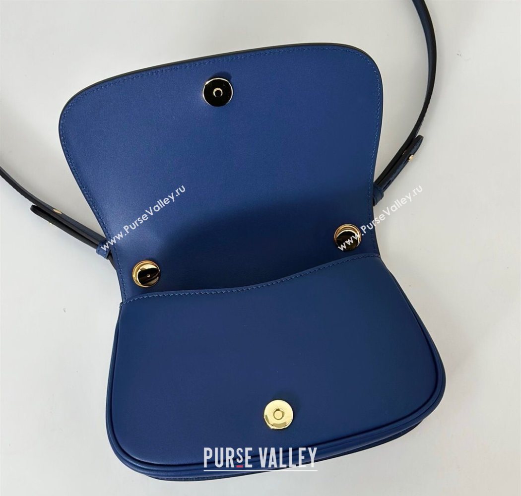 Gucci Blondie Small Shoulder bag in Smooth Leather 815700 Dark Blue 2025 (DLH-250701025)