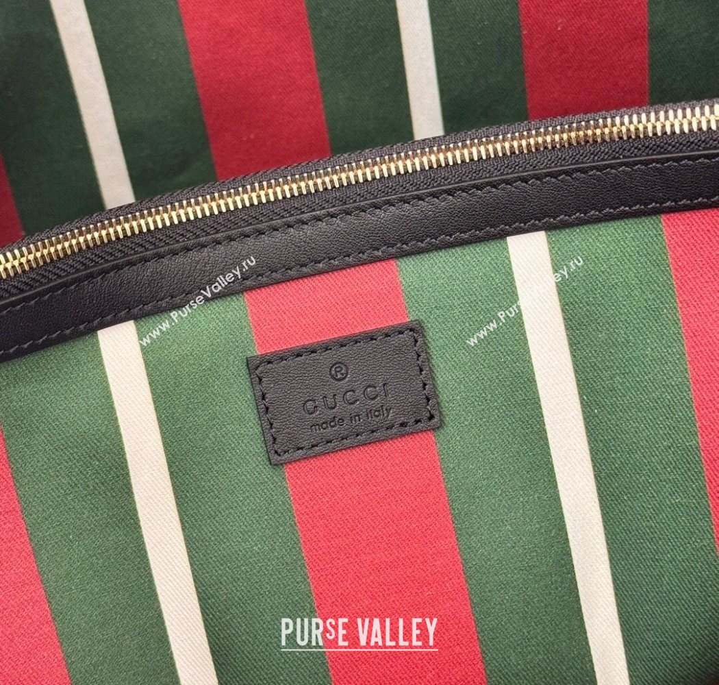 Gucci GG Canvas Emblem Maxi Tote Bag Beige/Black 2025 815212 (DLH-250630074)